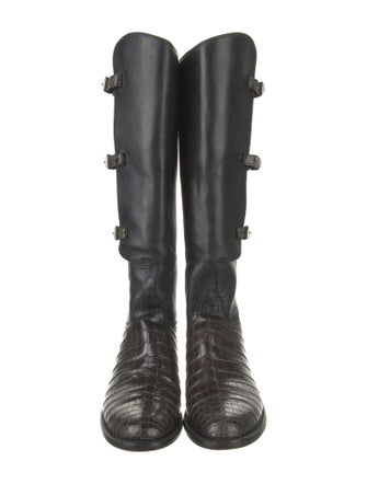 Lucchese Leather Riding Boots