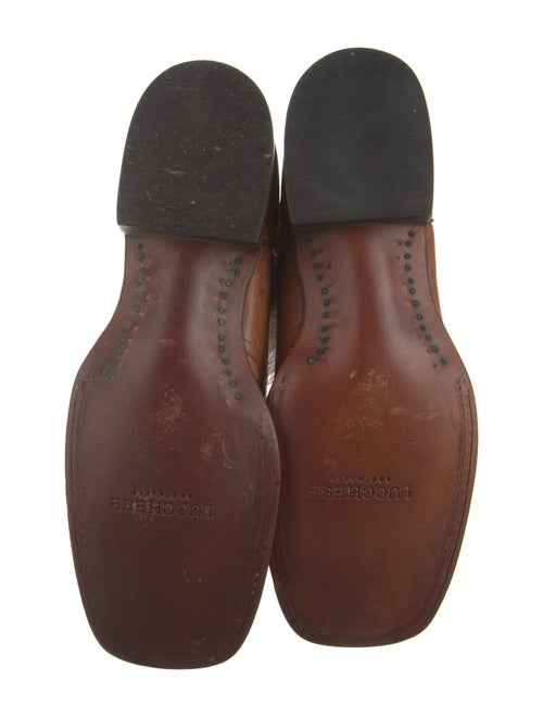 Lucchese Leather Printed Western Boots