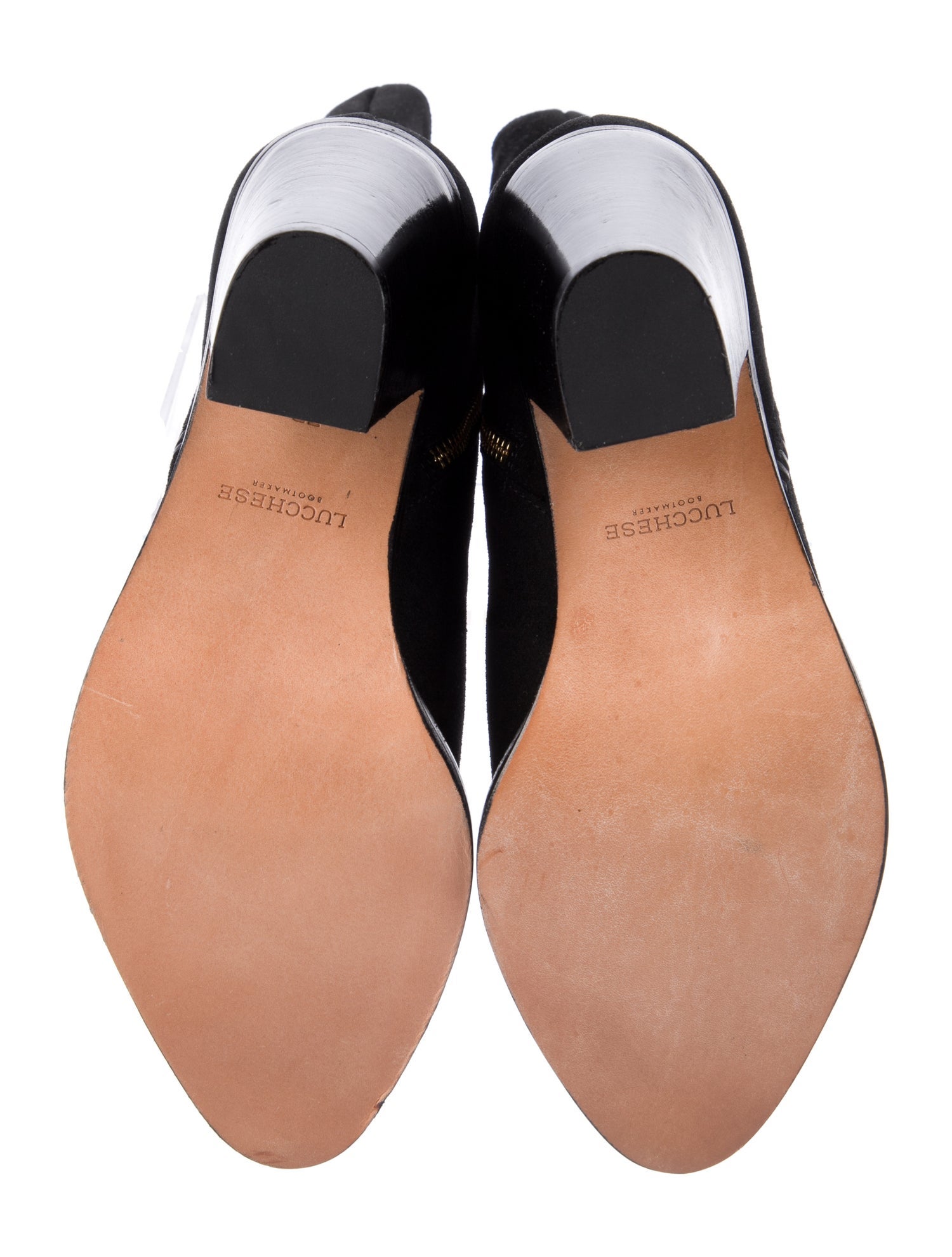 Lucchese Suede Sock Boots