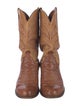 Lucchese Leather Printed Western Boots