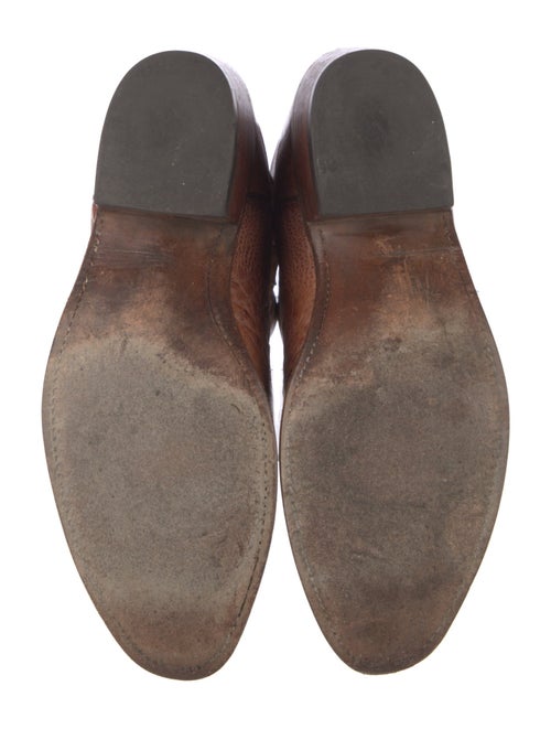 Lucchese Leather Printed Western Boots