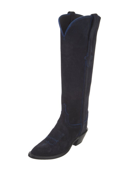 Lucchese Suede Riding Boots