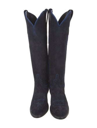 Lucchese Suede Riding Boots