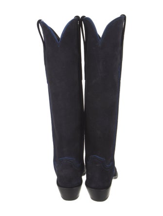 Lucchese Suede Riding Boots