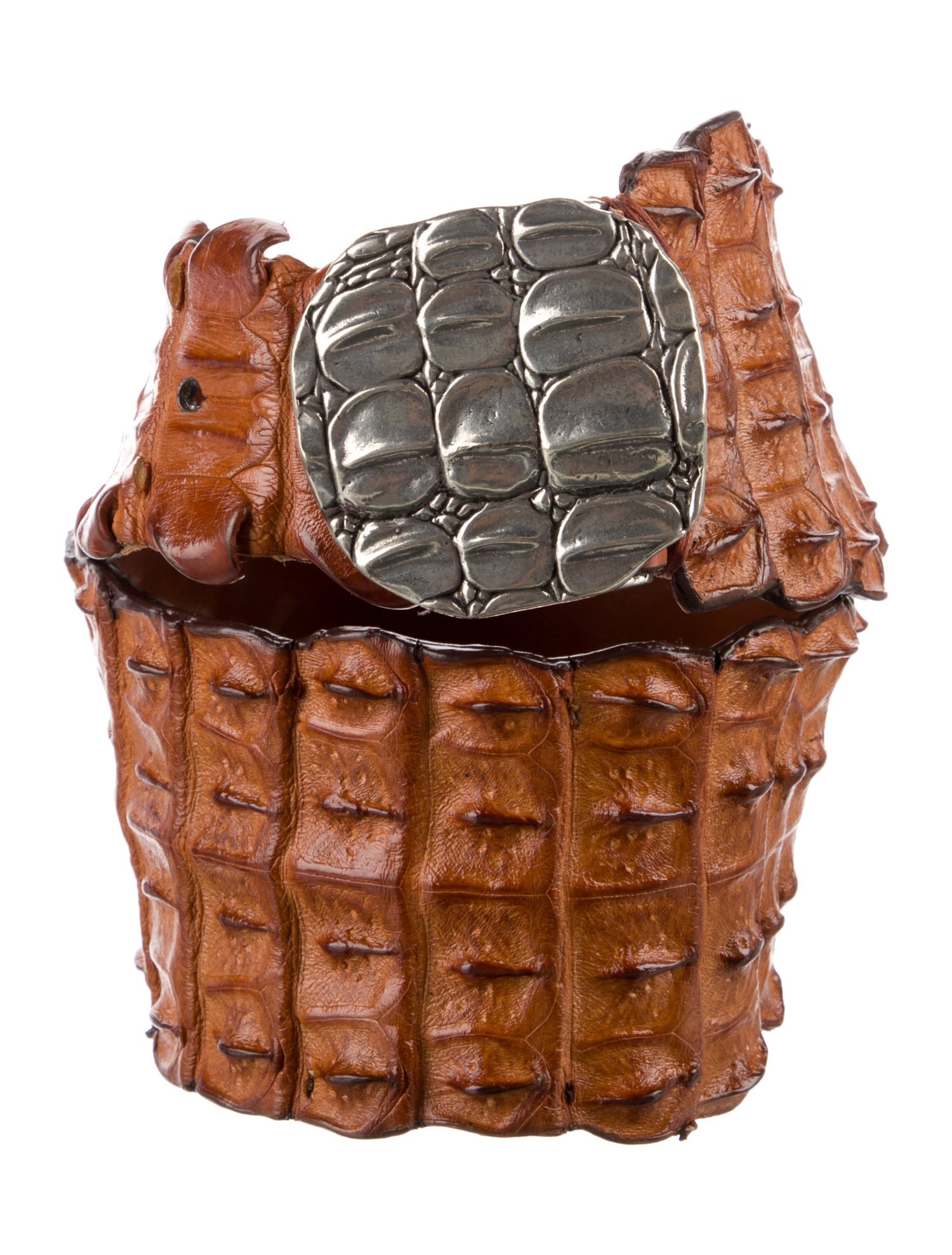 Lucchese Wide Crocodile Belt