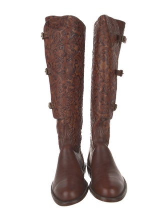 Lucchese Leather Riding Boots