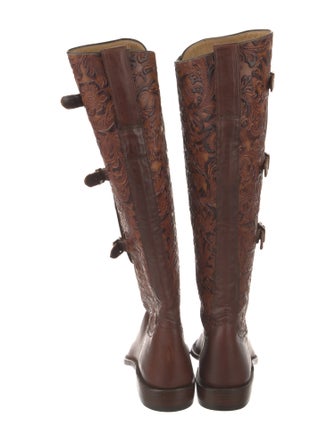 Lucchese Leather Riding Boots