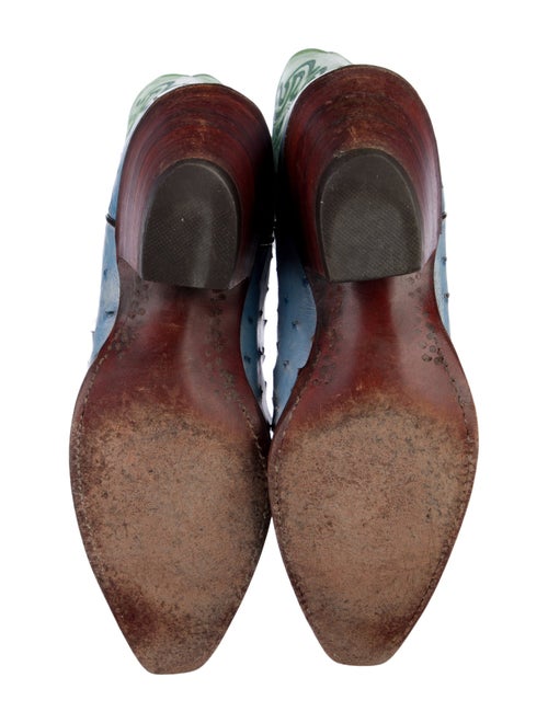 Lucchese Leather Printed Western Boots