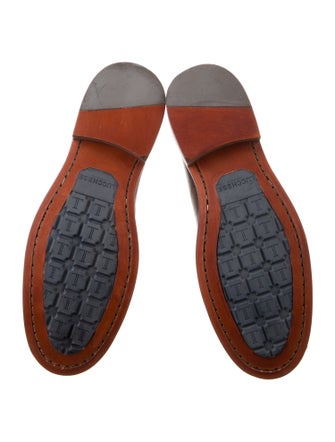 Lucchese Leather Lace-Up Boots