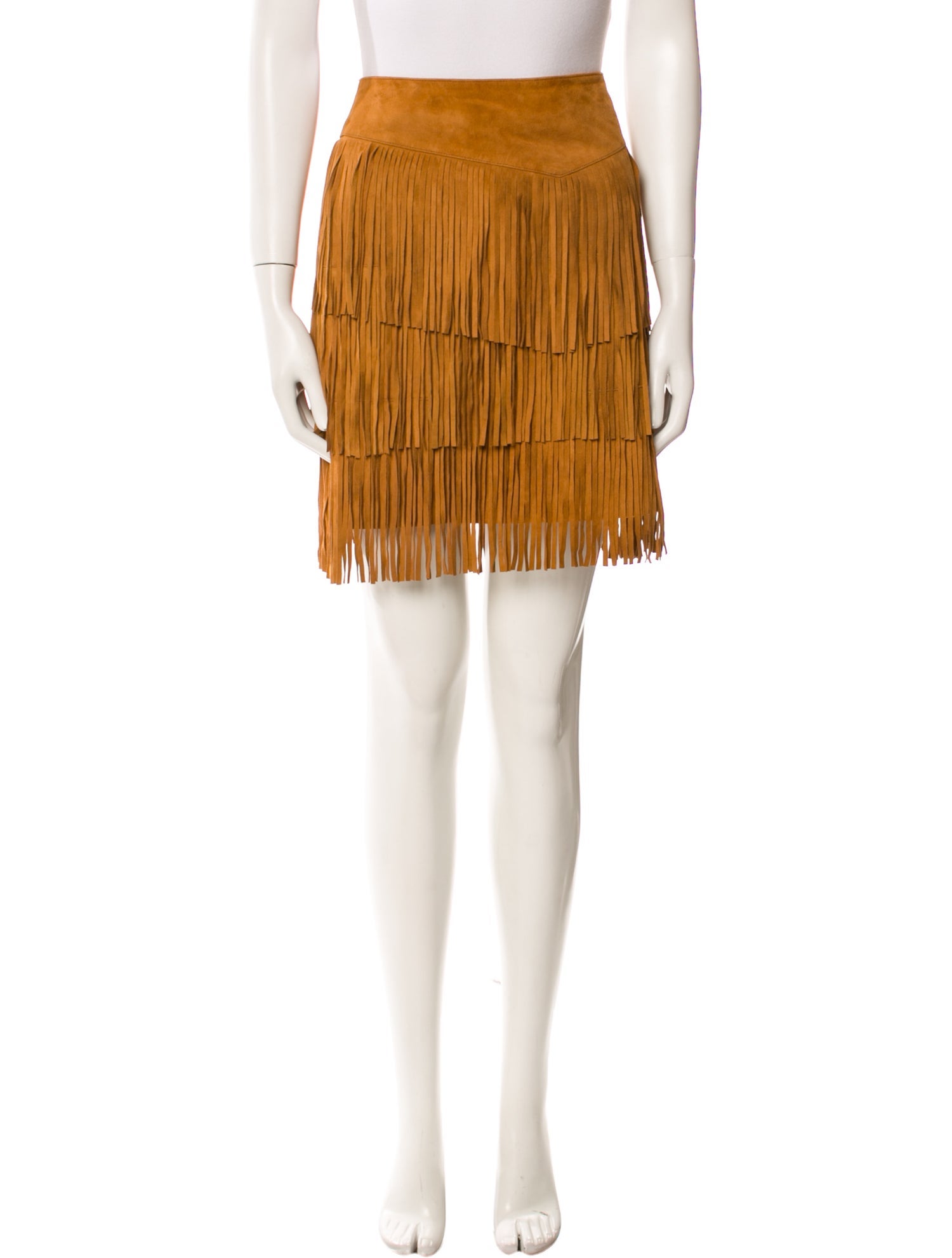 Lucchese Lambskin Mini Skirt
