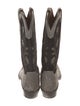 Lucchese Suede Embroidered Accent Western Boots