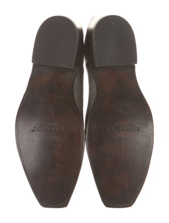 Lucchese Suede Embroidered Accent Western Boots