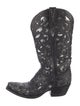 Lucchese Leather Patterned Western Boots