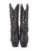 Lucchese Leather Patterned Western Boots