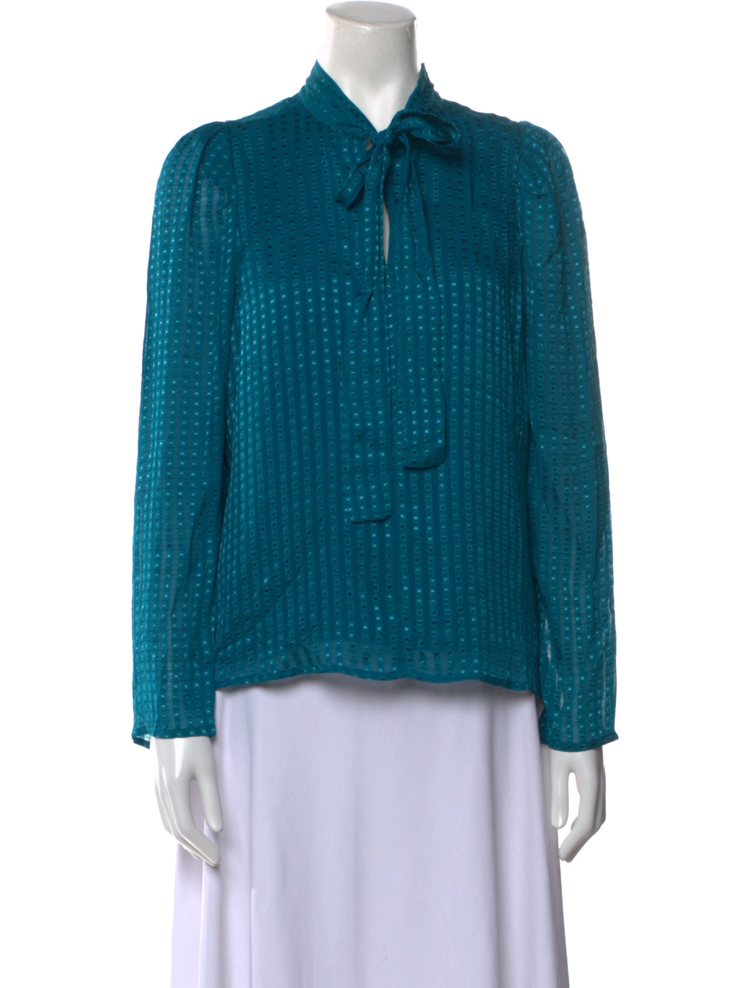 Lucchese Silk Long Sleeve Blouse w/ Tags