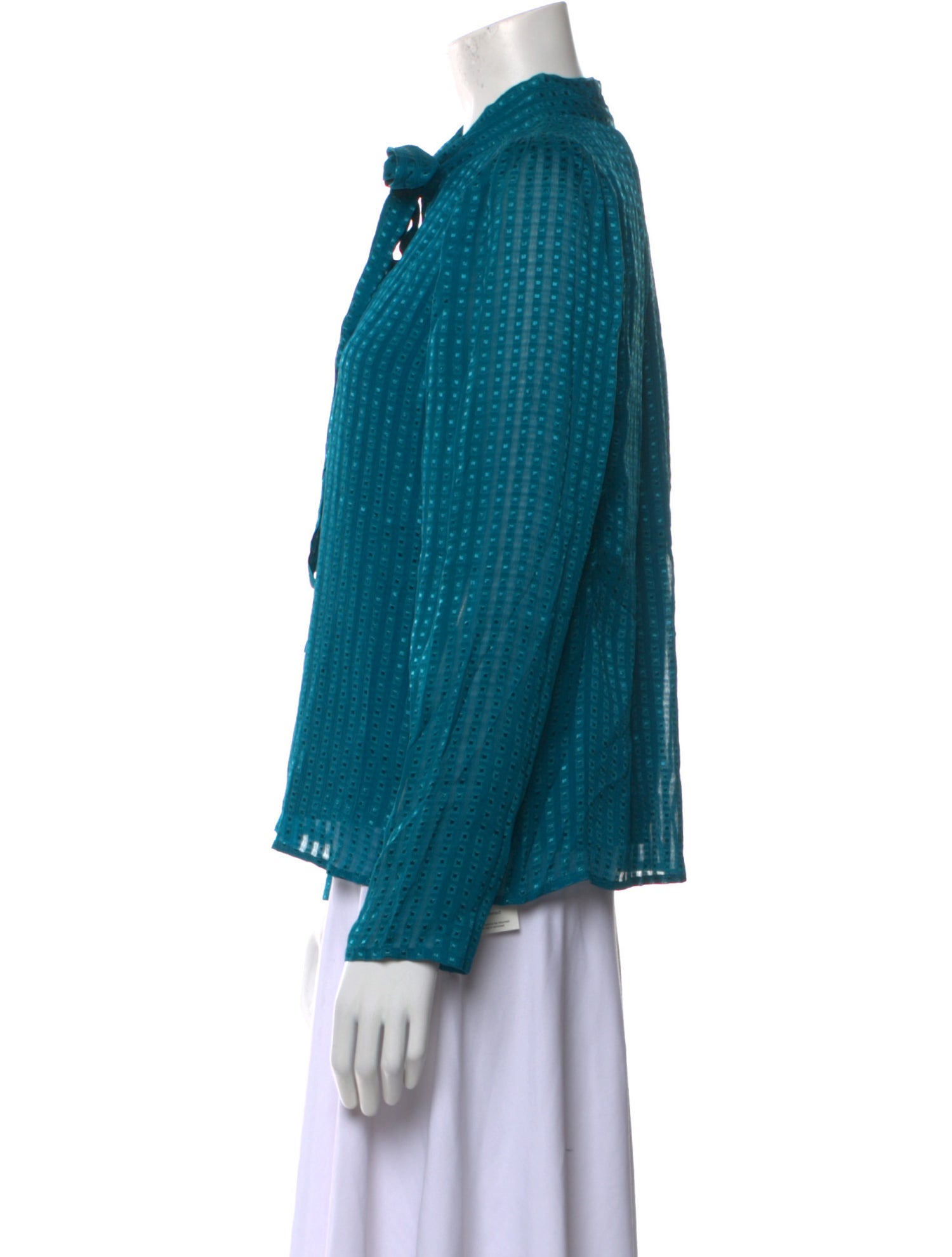 Lucchese Silk Long Sleeve Blouse w/ Tags