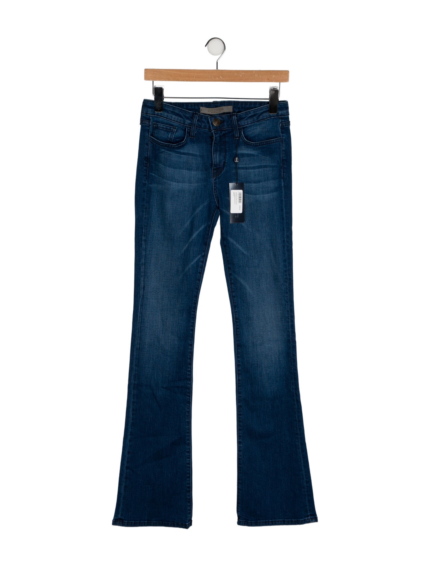 Lucchese Mid-Rise Straight Leg Jeans