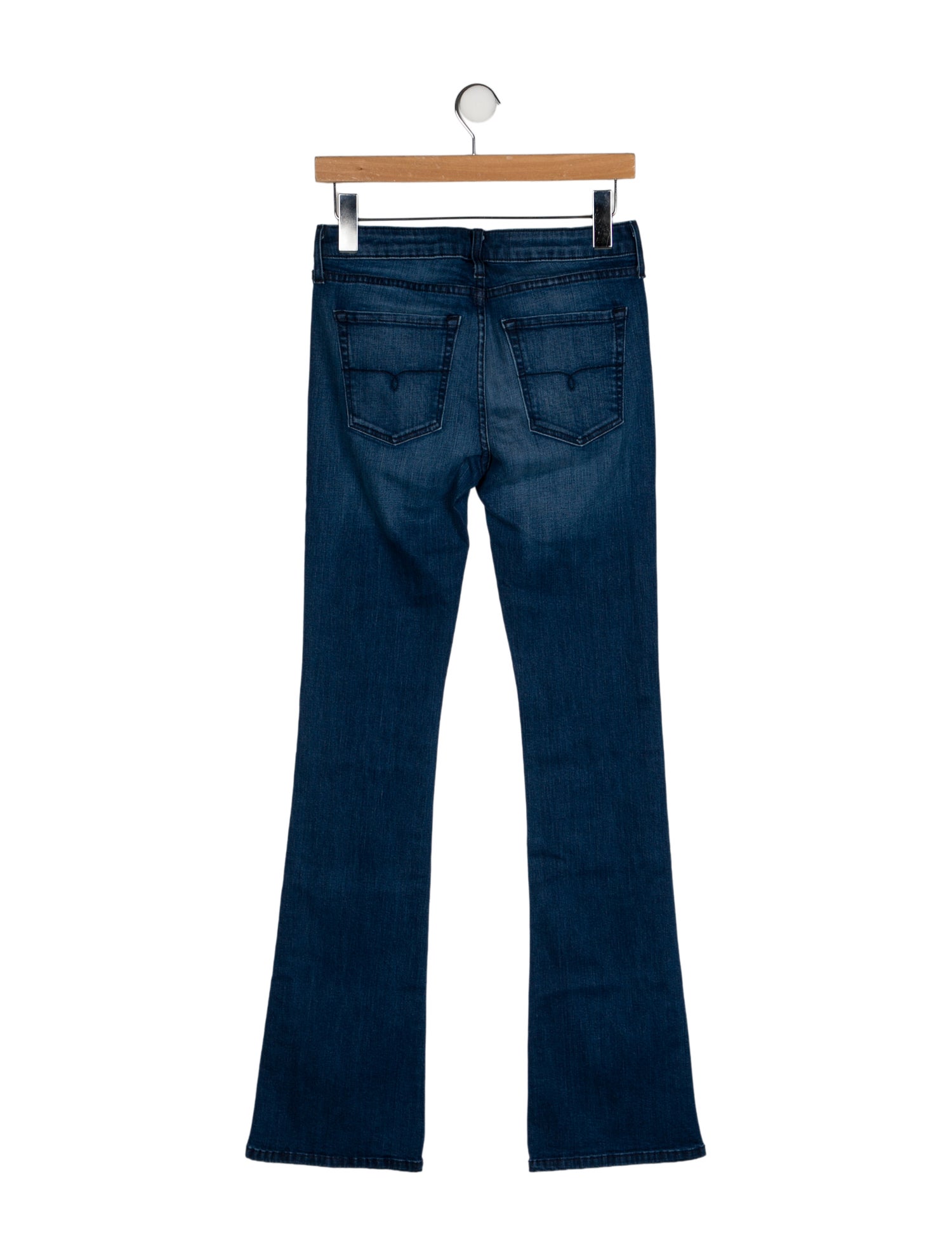 Lucchese Mid-Rise Straight Leg Jeans