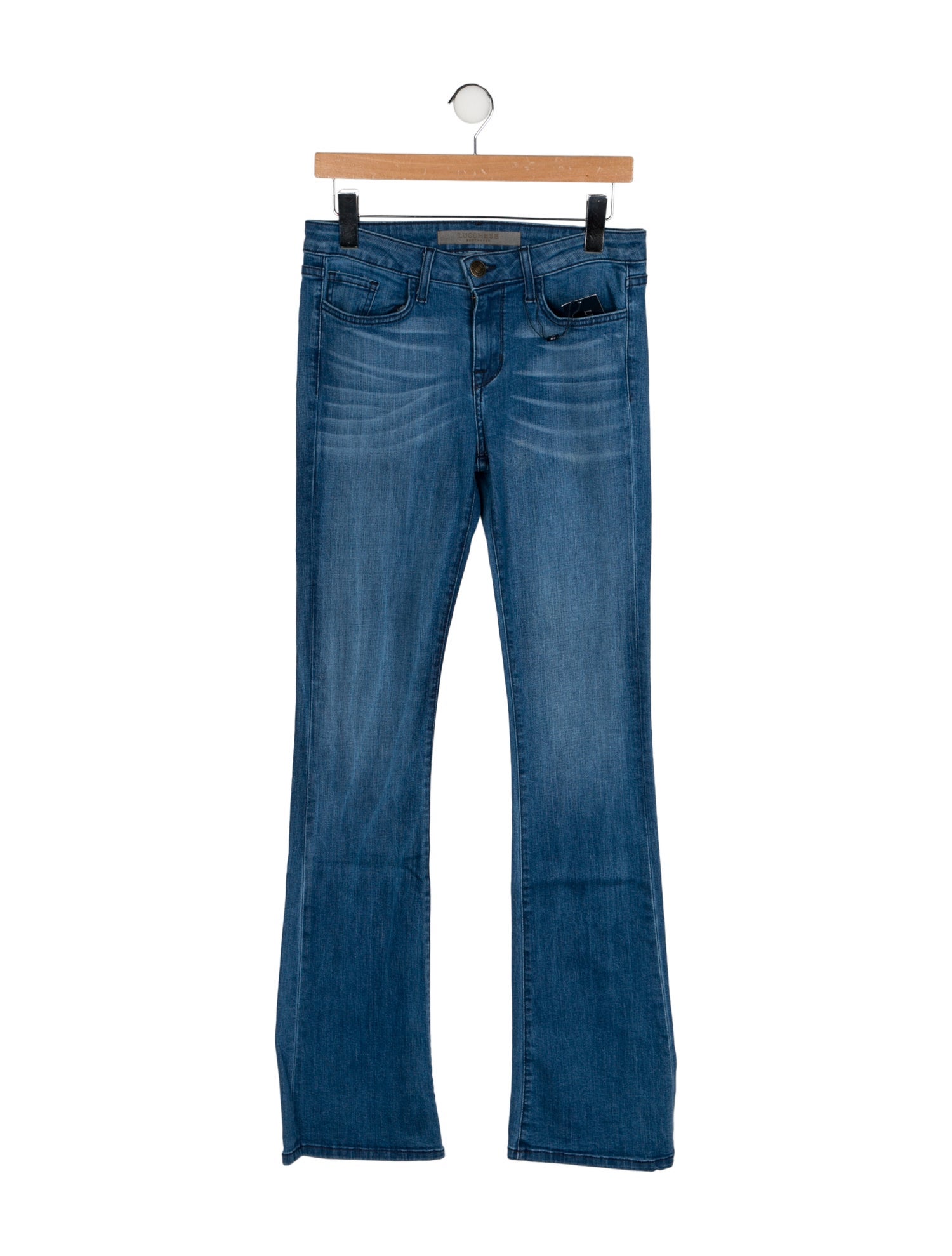Lucchese Mid-Rise Straight Leg Jeans