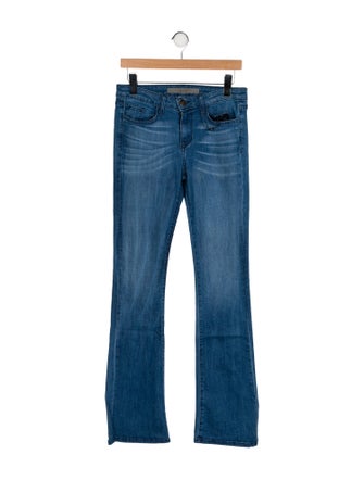 Lucchese Mid-Rise Straight Leg Jeans