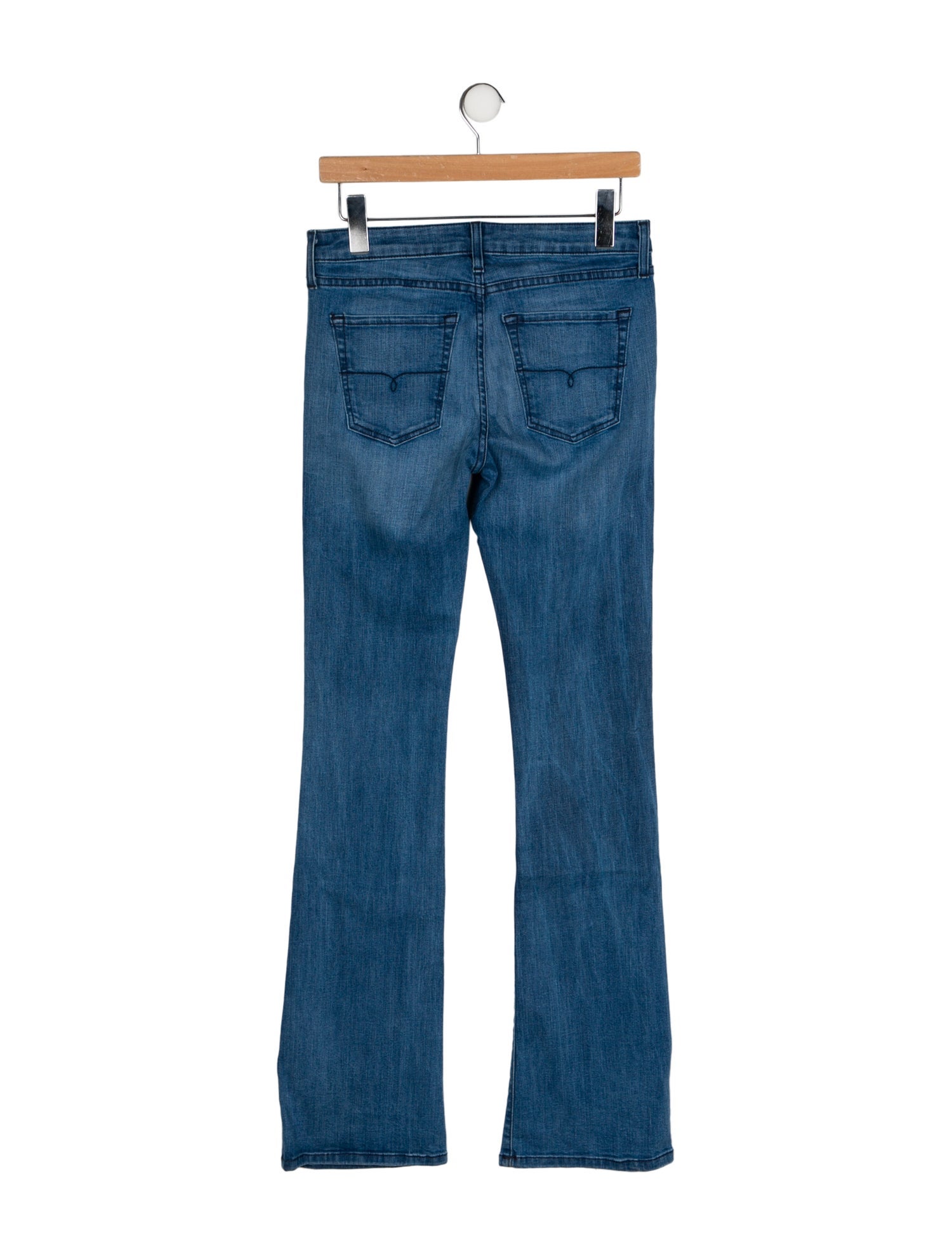 Lucchese Mid-Rise Straight Leg Jeans