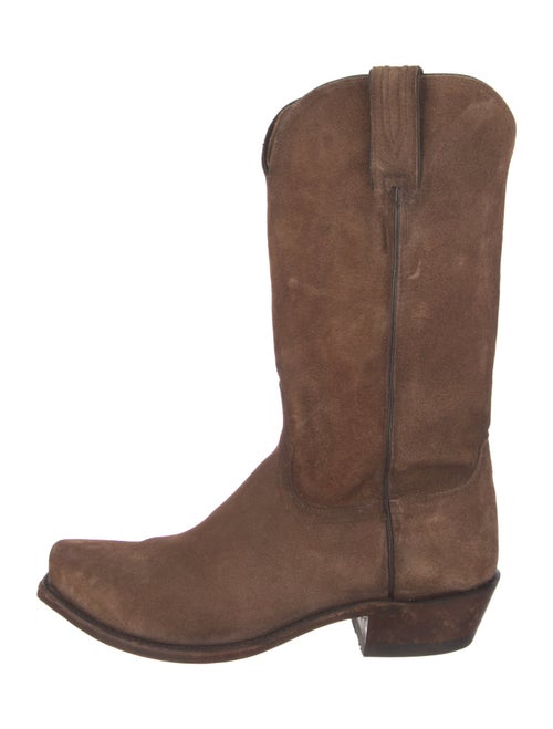 Lucchese Suede Western Boots