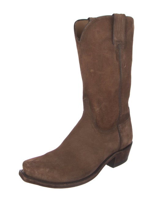 Lucchese Suede Western Boots