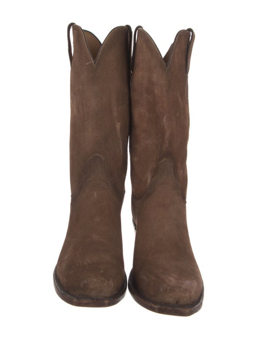 Lucchese Suede Western Boots