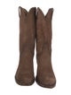 Lucchese Suede Western Boots