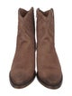 Lucchese Suede Studded Accents Western Boots