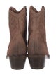Lucchese Suede Studded Accents Western Boots