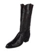 Lucchese Leather Patterned Western Boots