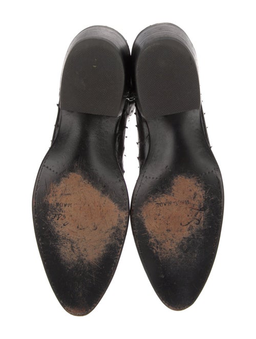 Lucchese Leather Patterned Western Boots