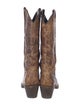 Lucchese Leather Printed Western Boots