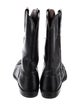 Lucchese Leather Moto Boots