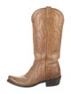 Lucchese Embossed Leather Patterned Western Boots
