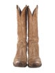 Lucchese Embossed Leather Patterned Western Boots