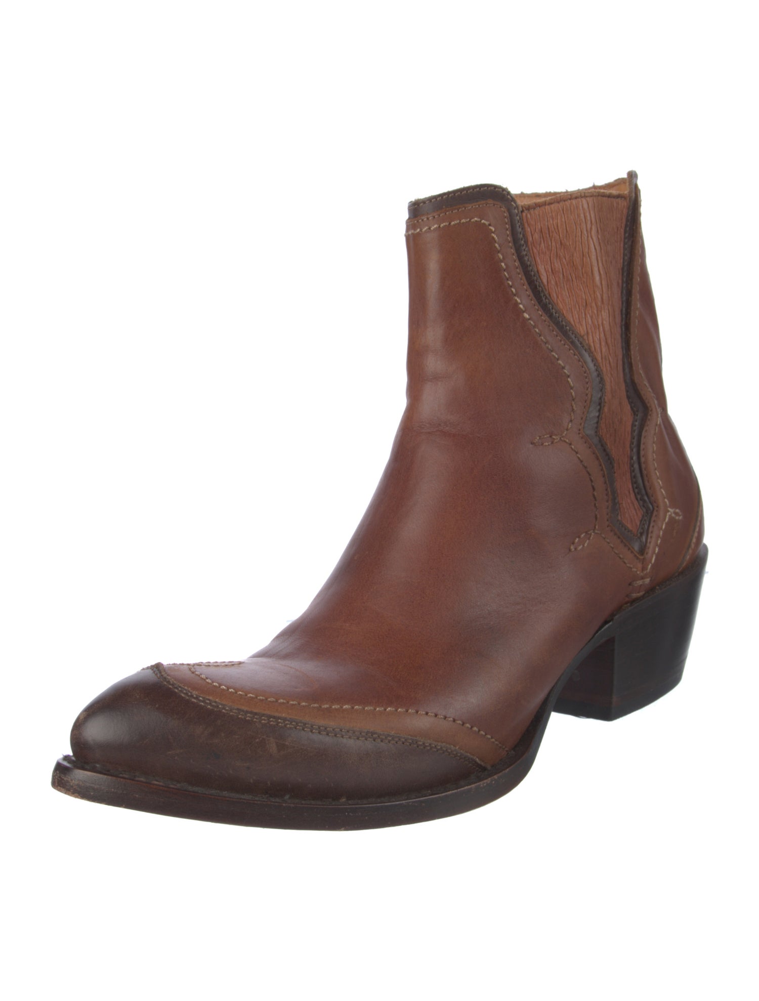 Lucchese Leather Western Boots