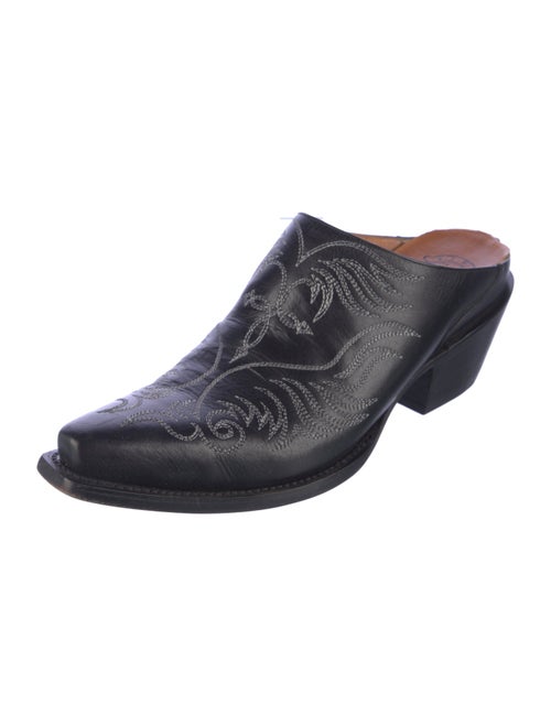 Lucchese Leather Mules