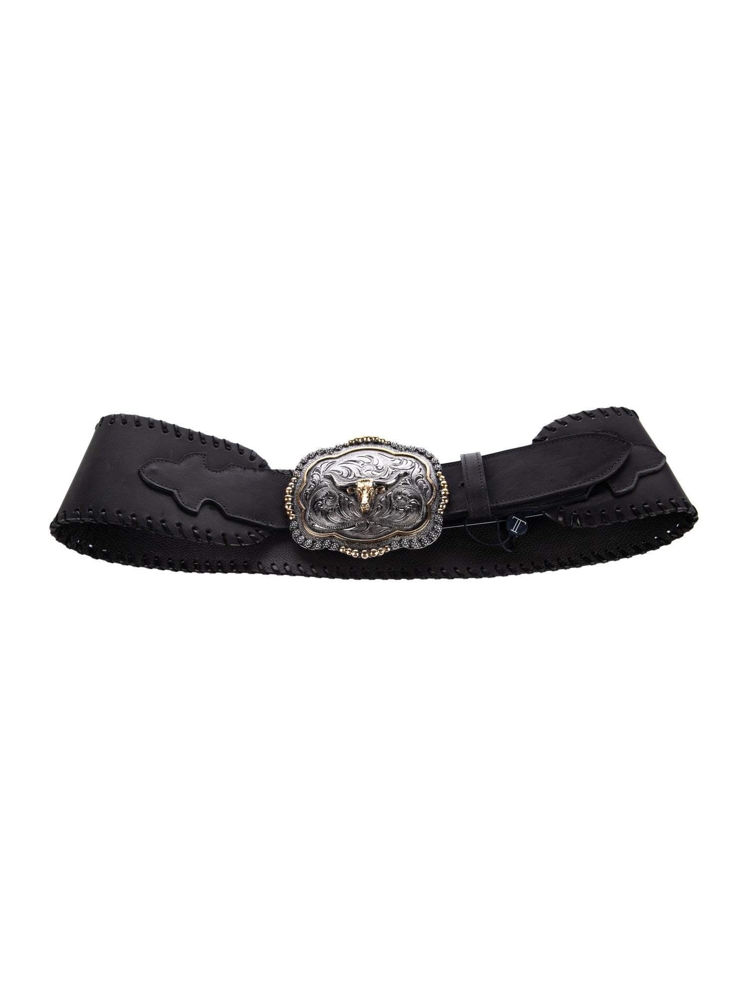 Lucchese Wide Leather Waist Belt