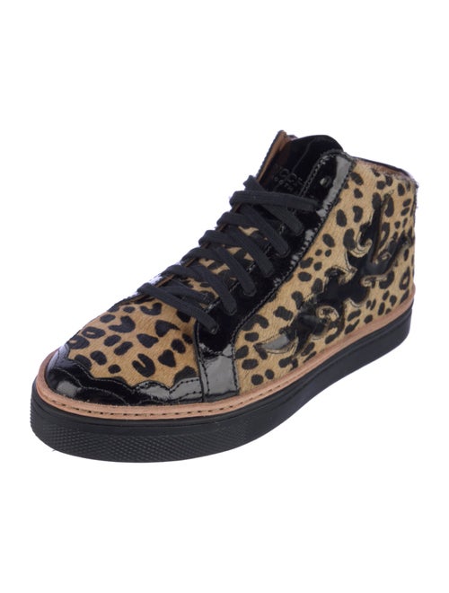 Lucchese Ponyhair Animal Print Sneakers