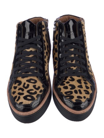 Lucchese Ponyhair Animal Print Sneakers