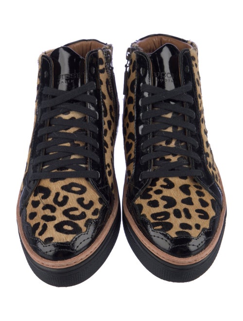 Lucchese Ponyhair Animal Print Sneakers