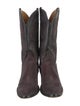 Lucchese Leather Patterned Western Boots