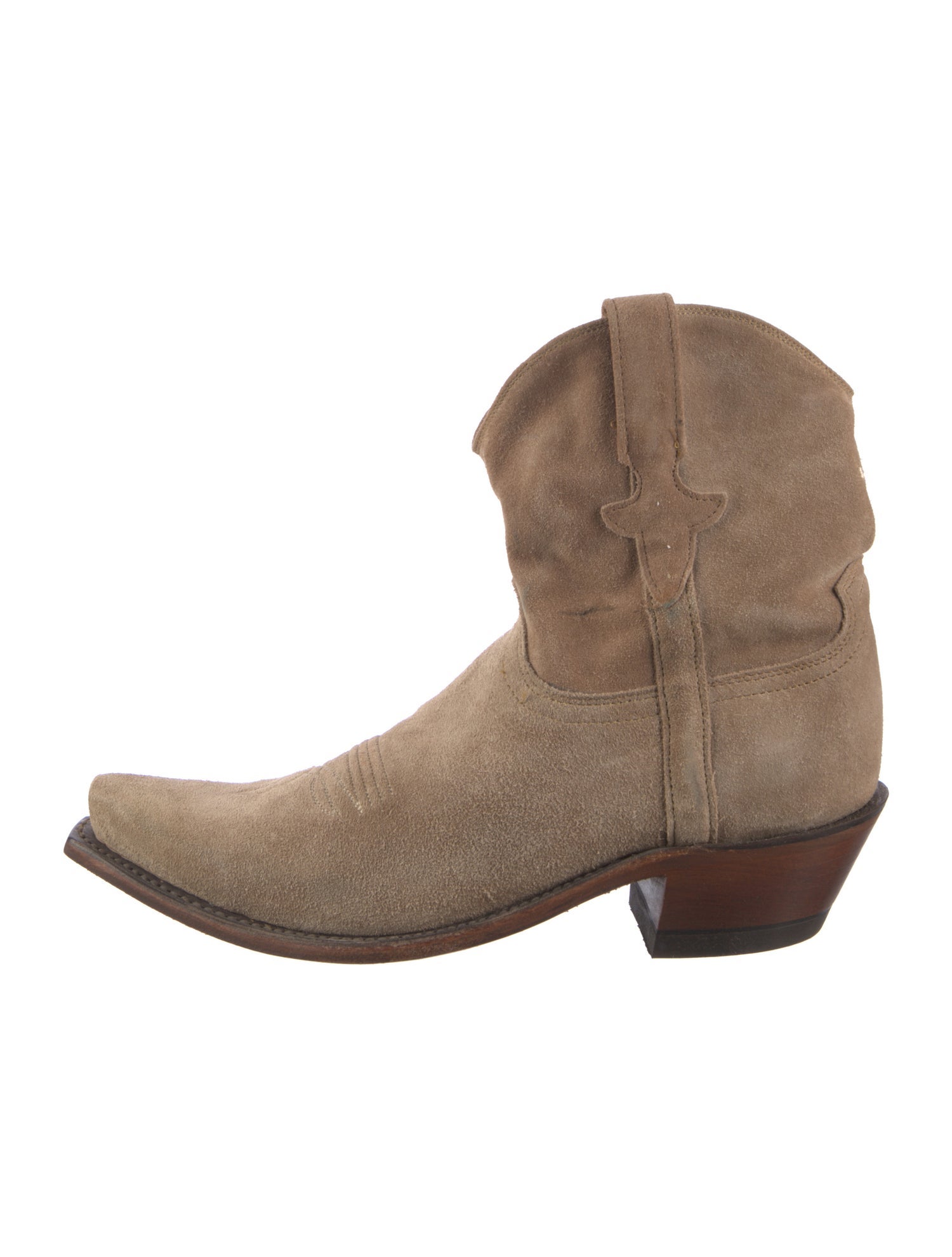 Lucchese Suede Western Boots