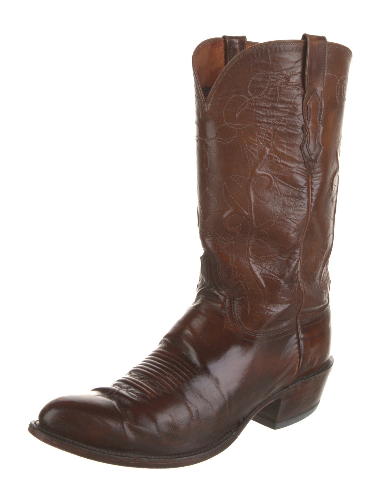 Lucchese Leather Western Boots