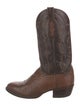 Lucchese Leather Patterned Western Boots