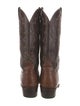 Lucchese Leather Patterned Western Boots