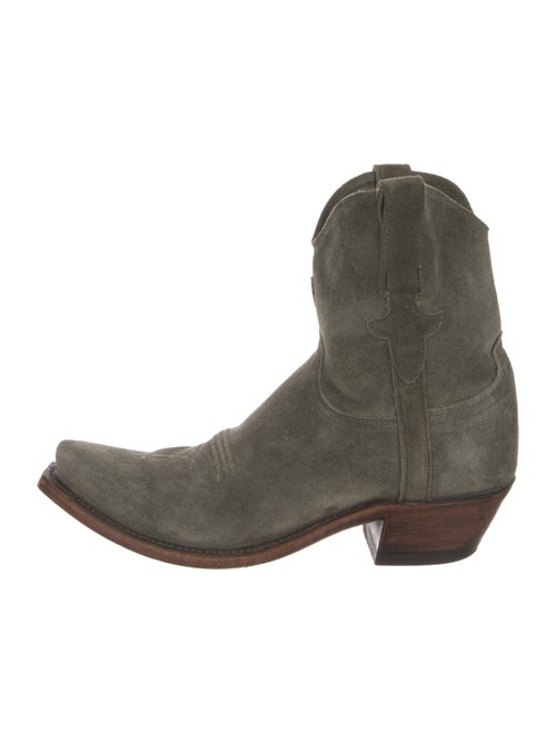 Lucchese Suede Western Boots