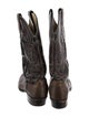 Lucchese Leather Patterned Western Boots